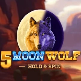 5 Moon Wolf slot logo by Apparat Gaming at BetLabel Casino5 Moon Wolf