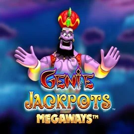 Logo of Genie Jackpots Megaways from Blueprint Gaming at BetLabel Casino