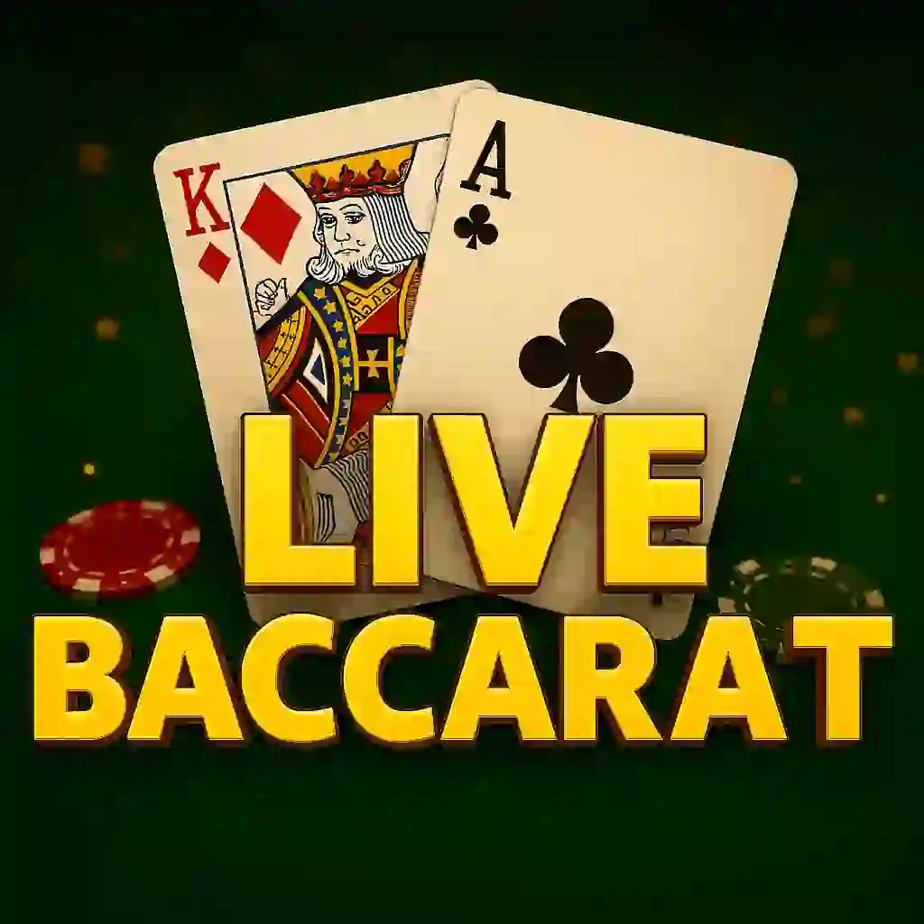 Live Baccarat logo – Live Casino by Evolution at BetLabel Casino