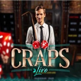 Live Craps slot icon by Evolution, available at BetLabel Casino
