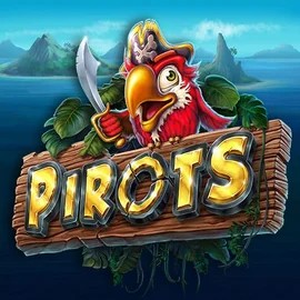 Pirots slot logo by ELK Studios at BetLabel CasinoPirots