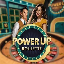 Official Live Casino logo: PowerUP Roulette by Pragmatic Play at BetLabel Casino